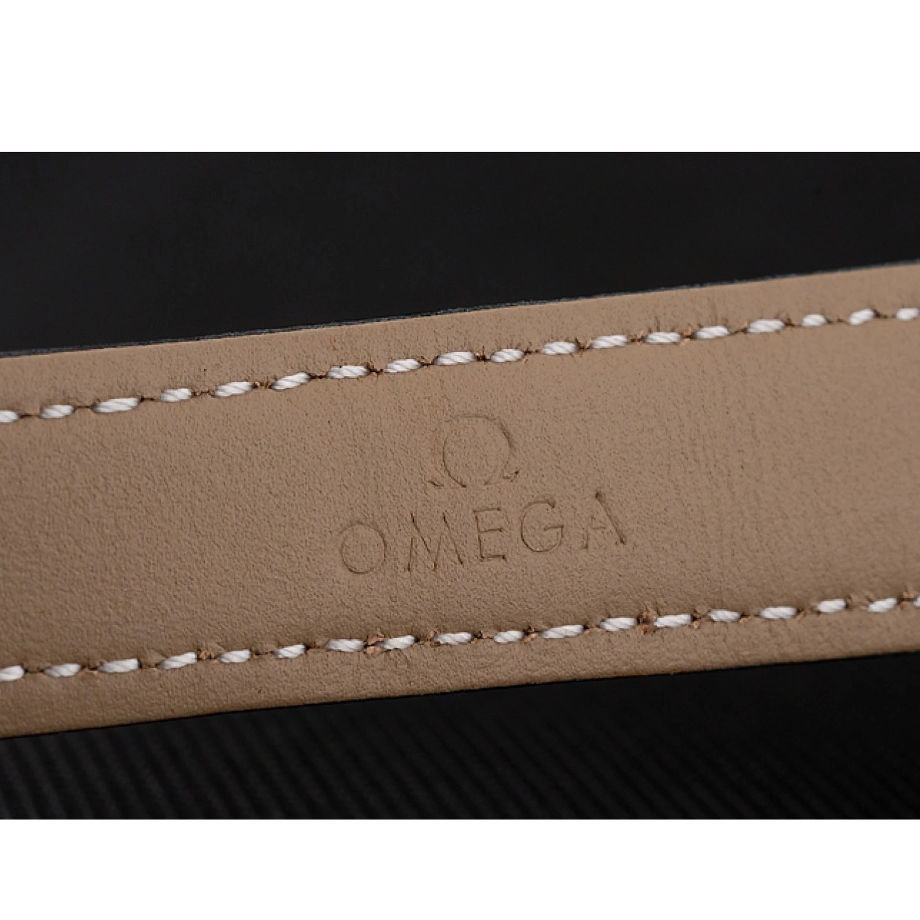 1025 Swiss Omega Speedmaster Professional Black Dial Black Leather Bracelet 1453936